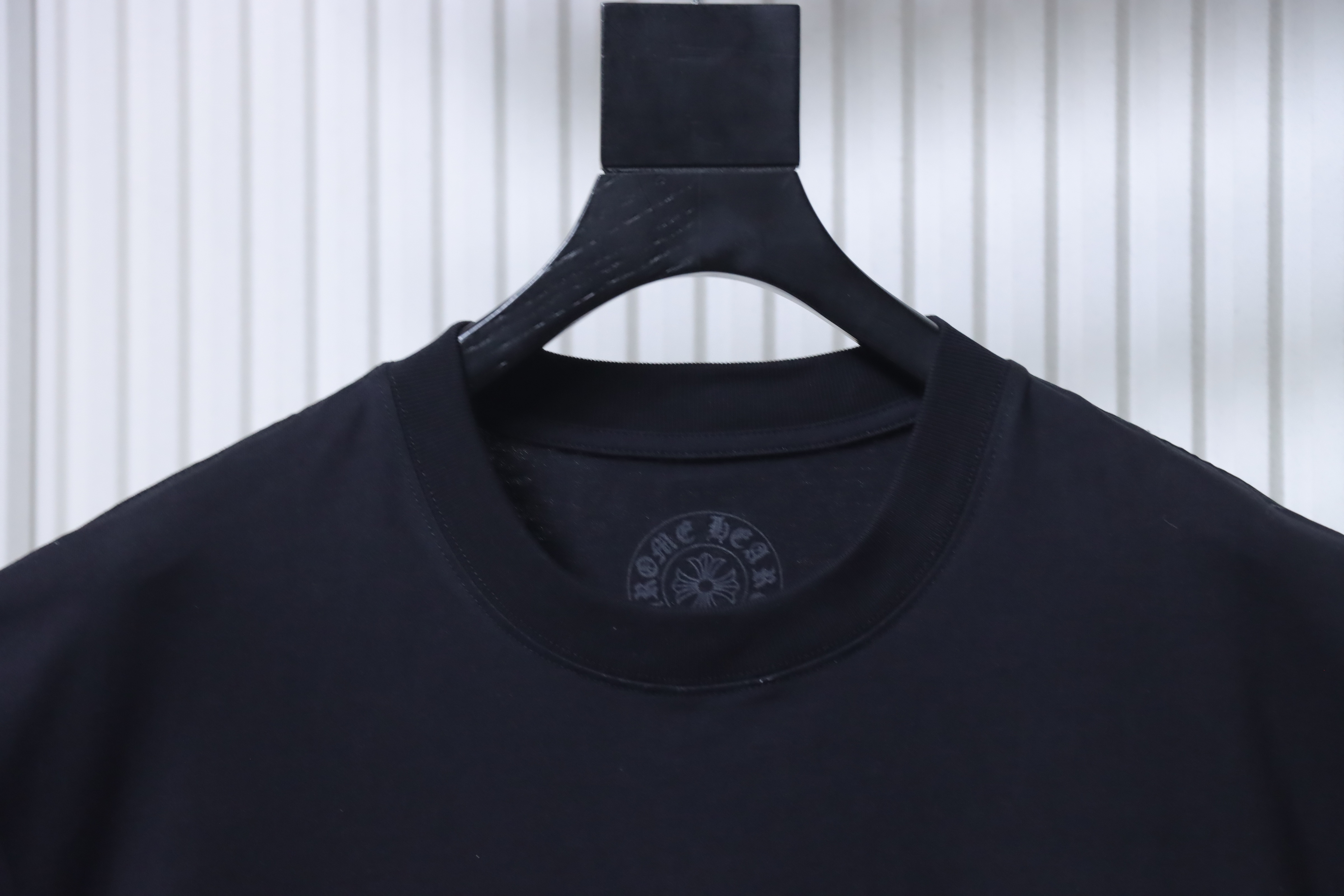 Chrome Hearts Scroll Sanskrit Print CH Short Sleeve T-Shirt Style 2