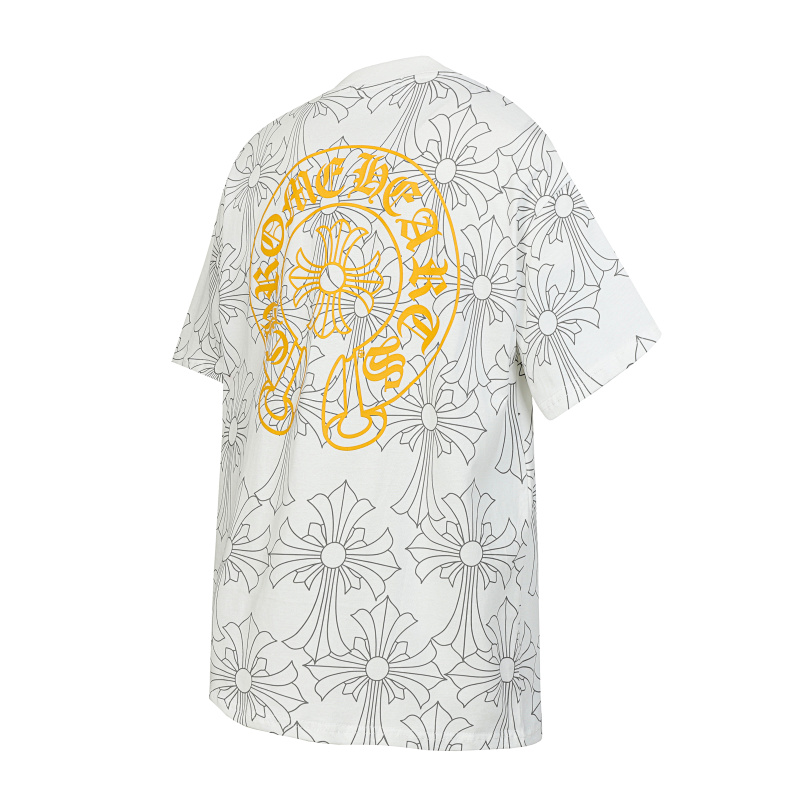 Chrome Hearts Tonal Black White 2251 Short Sleeve T-Shirt