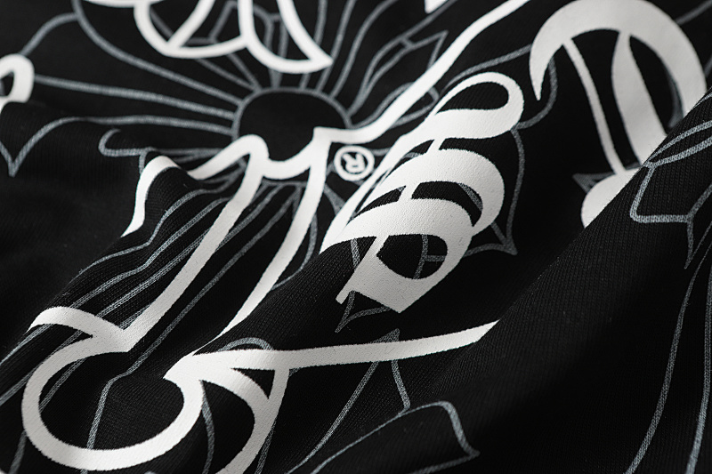 Chrome Hearts Tonal Black White 2251 Short Sleeve T-Shirt
