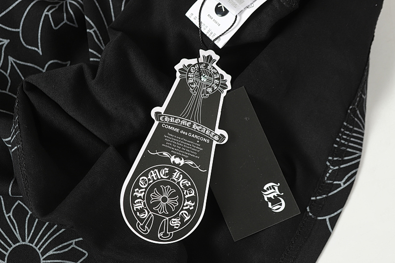 Chrome Hearts Tonal Black White 2251 Short Sleeve T-Shirt