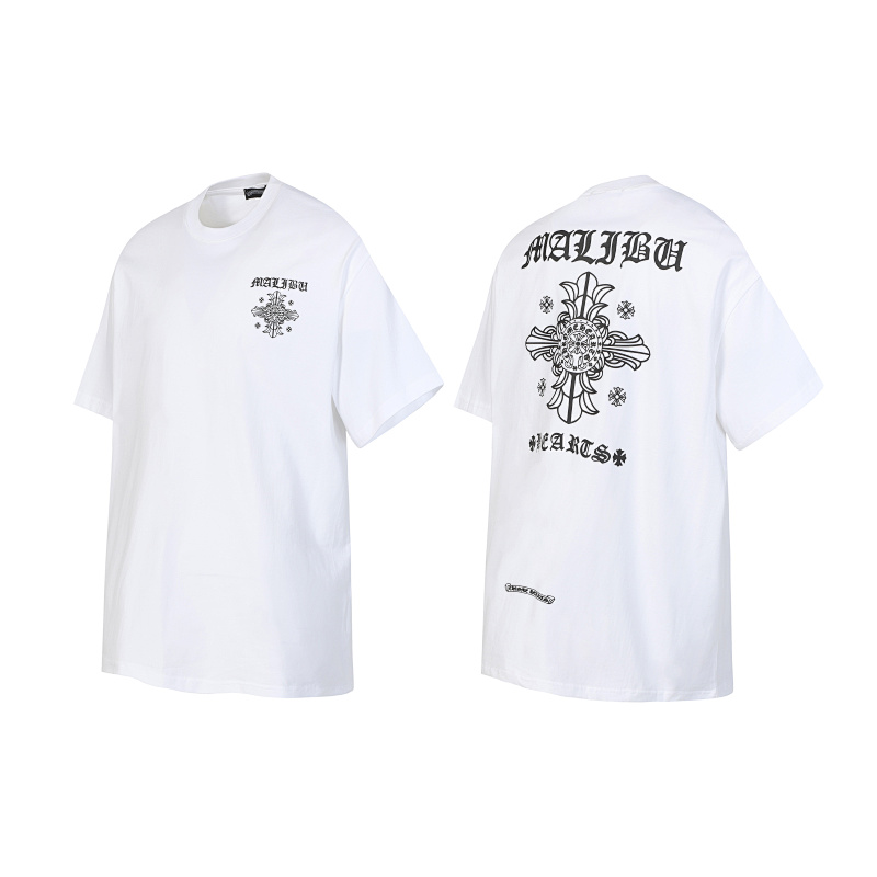 Chrome Hearts White Graphic 2205 Short Sleeve T-Shirt