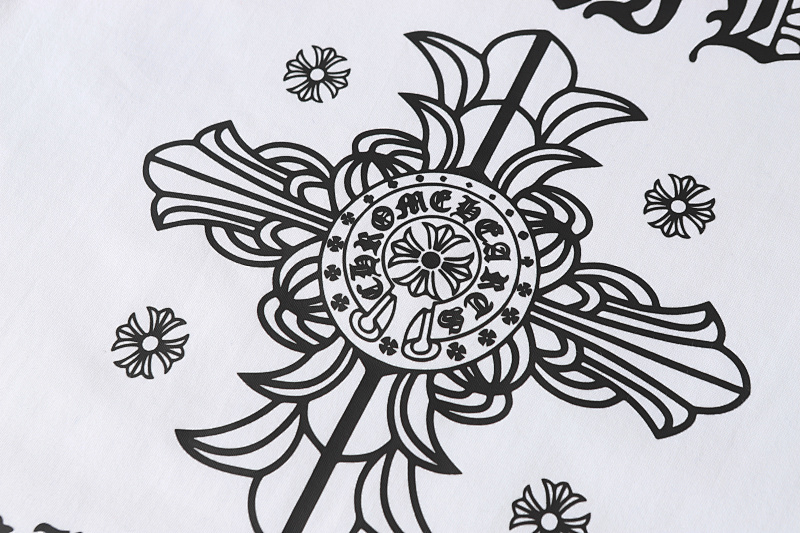 Chrome Hearts White Graphic 2205 Short Sleeve T-Shirt