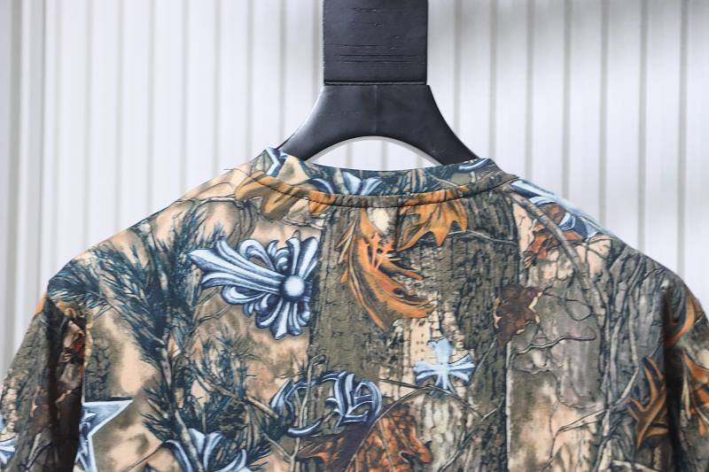 Chrome Hearts x Nike x NOCTA Allover Print Collaboration Short Sleeve T-Shirt