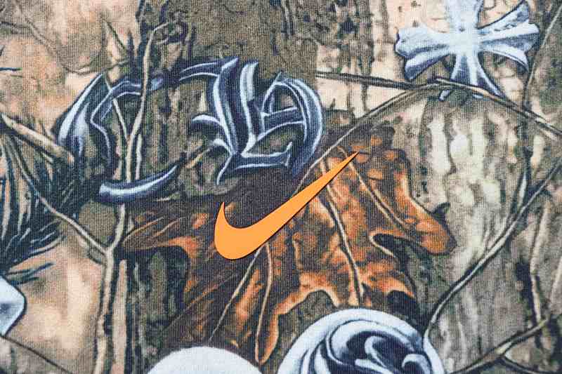 Chrome Hearts x Nike x NOCTA Allover Print Collaboration Short Sleeve T-Shirt