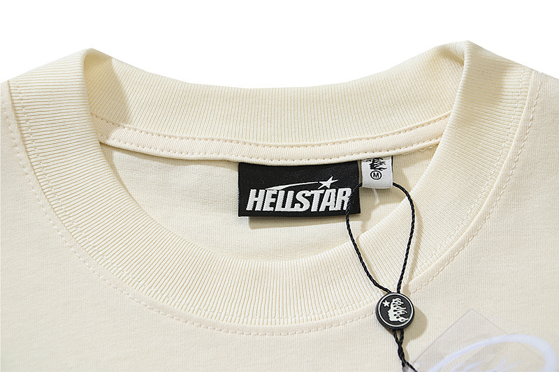 Hellstar American Streetwear High Street Cotton Loose Fit Short Sleeve T-Shirt