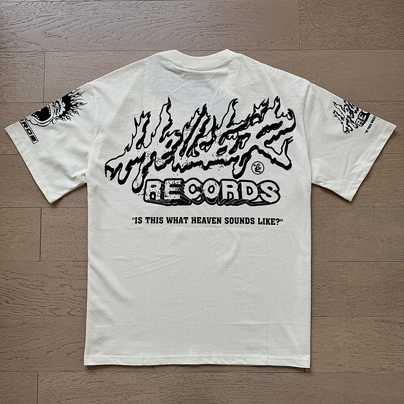 Hellstar American Streetwear High Street Cotton Loose Fit Short Sleeve T-Shirt