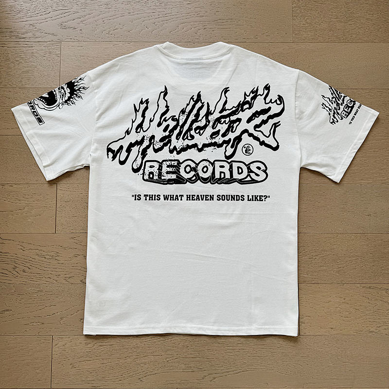 Hellstar American Streetwear High Street Cotton Loose Fit Short Sleeve T-Shirt