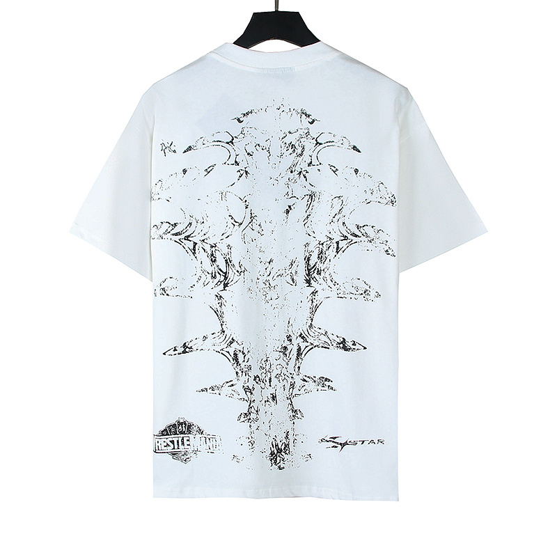 Hellstar American Streetwear High Street Cotton Loose Fit Short Sleeve T-Shirt Style 15
