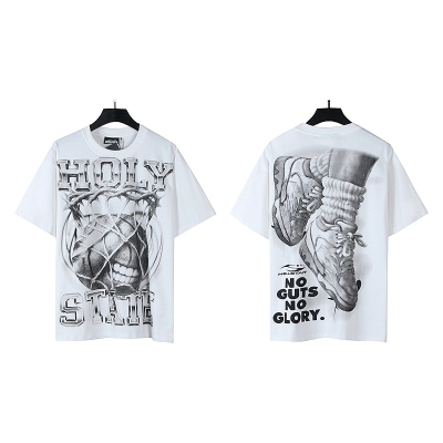 Hellstar American Streetwear High Street Cotton Loose Fit Short Sleeve T-Shirt Style 16 01