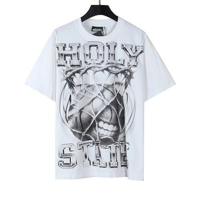 Hellstar American Streetwear High Street Cotton Loose Fit Short Sleeve T-Shirt Style 16 02