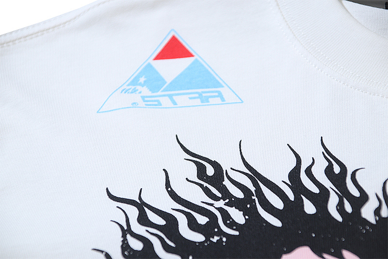 Hellstar American Streetwear High Street Cotton Loose Fit Short Sleeve T-Shirt Style 17