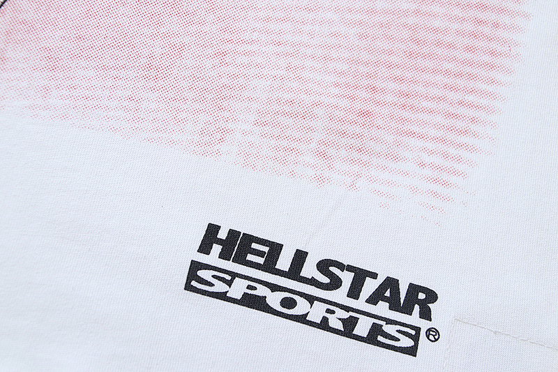 Hellstar American Streetwear High Street Cotton Loose Fit Short Sleeve T-Shirt Style 17