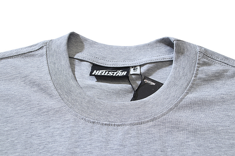 Hellstar American Streetwear High Street Cotton Loose Fit Short Sleeve T-Shirt Style 22