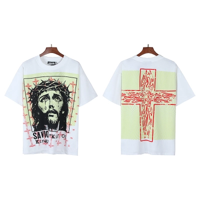 Hellstar American Streetwear High Street Cotton Loose Fit Short Sleeve T-Shirt Style 25 01
