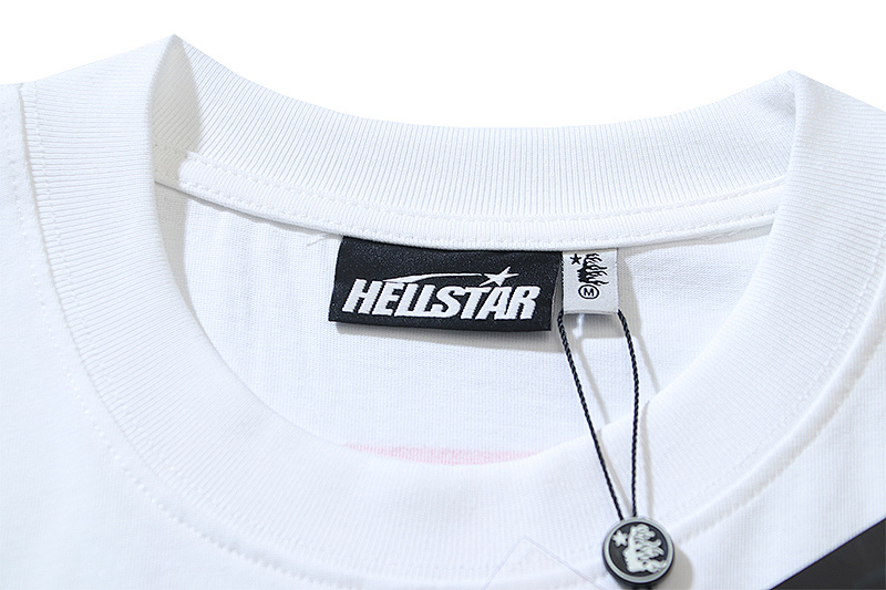 Hellstar American Streetwear High Street Cotton Loose Fit Short Sleeve T-Shirt Style 25