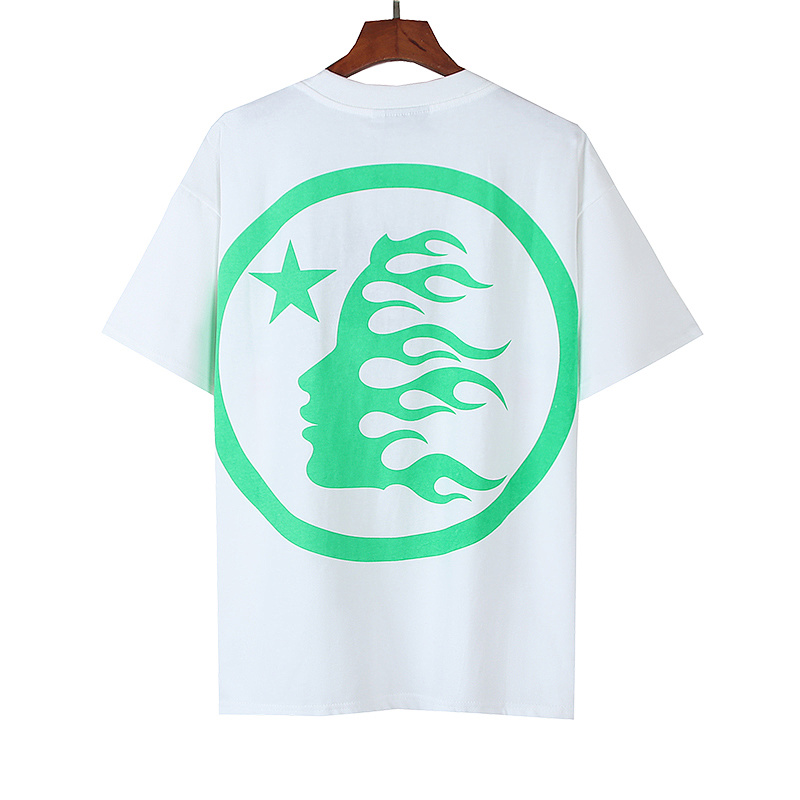 Hellstar American Streetwear High Street Cotton Loose Fit Short Sleeve T-Shirt Style 27