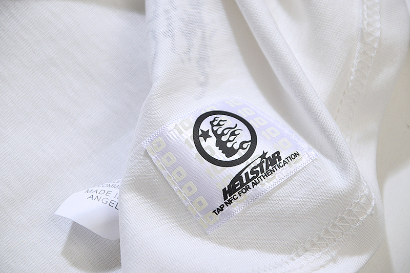 Hellstar American Streetwear High Street Cotton Loose Fit Short Sleeve T-Shirt Style 2