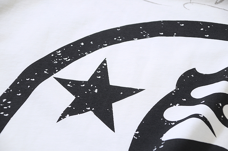 Hellstar American Streetwear High Street Cotton Loose Fit Short Sleeve T-Shirt Style 2