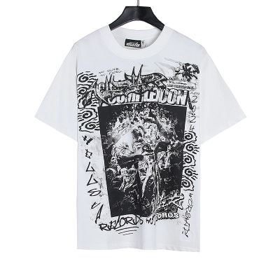 Hellstar American Streetwear High Street Cotton Loose Fit Short Sleeve T-Shirt Style 3 02
