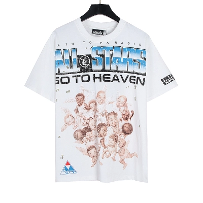 Hellstar American Streetwear High Street Cotton Loose Fit Short Sleeve T-Shirt Style 4 02