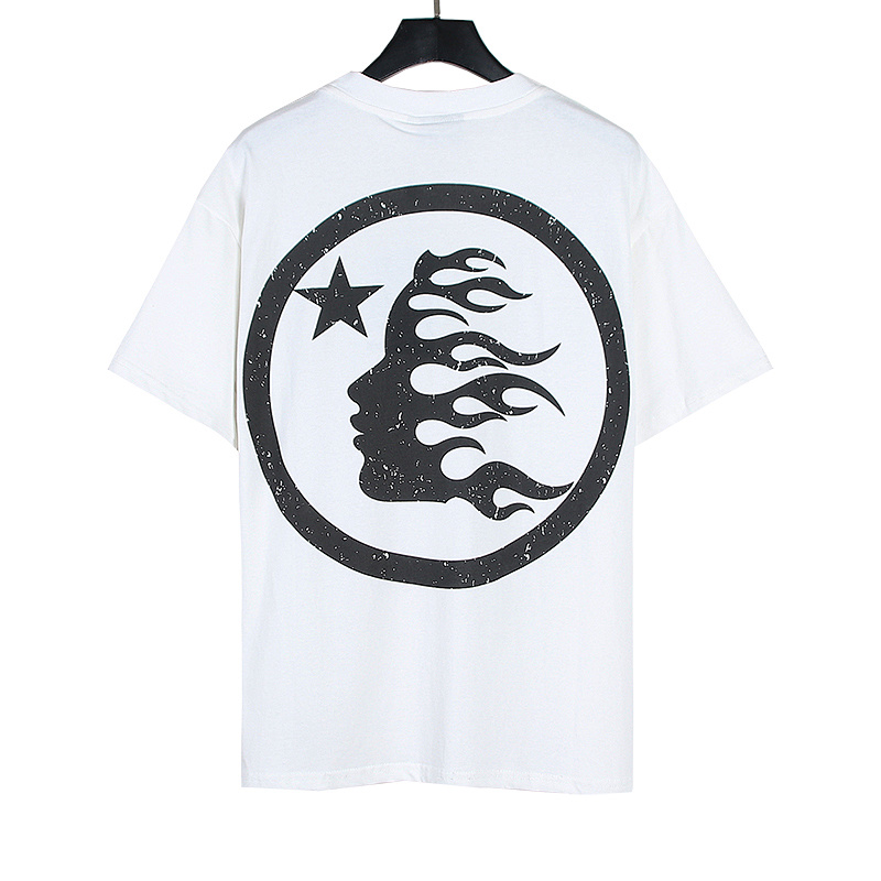 Hellstar American Streetwear High Street Cotton Loose Fit Short Sleeve T-Shirt Style 6