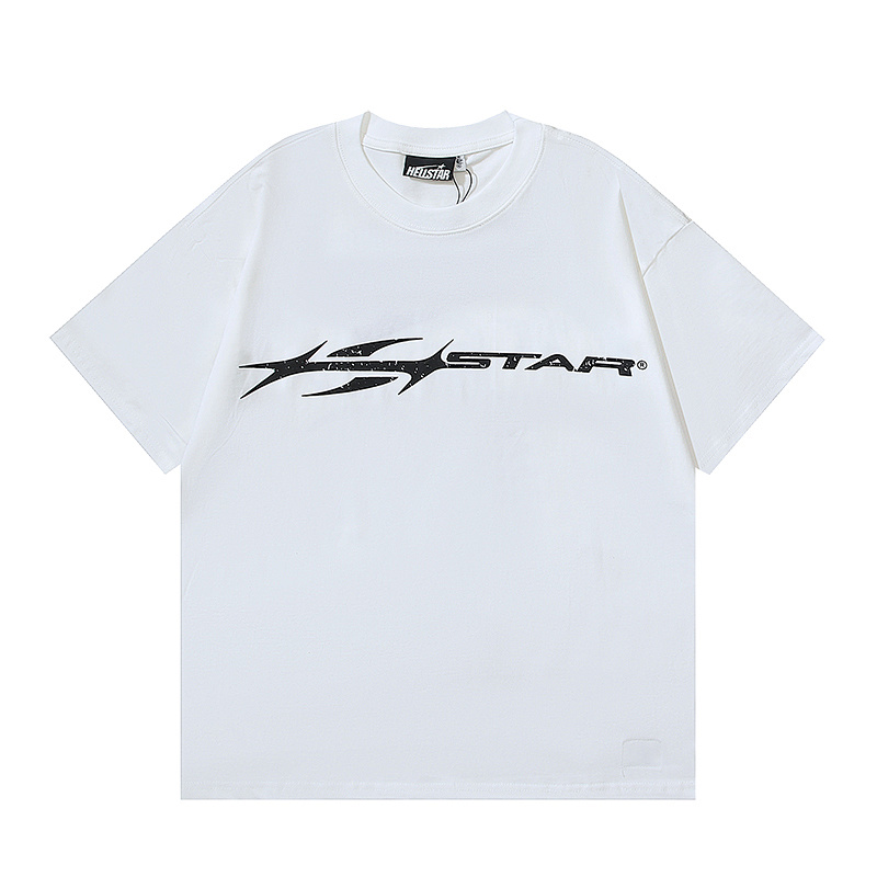 Hellstar American Streetwear High Street Cotton Loose Fit Short Sleeve T-Shirt Style 6