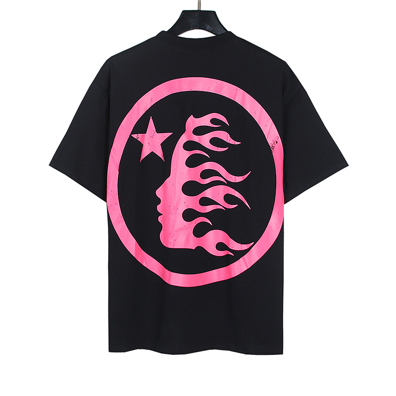 Hellstar American Streetwear High Street Cotton Loose Fit Short Sleeve T-Shirt Style 9