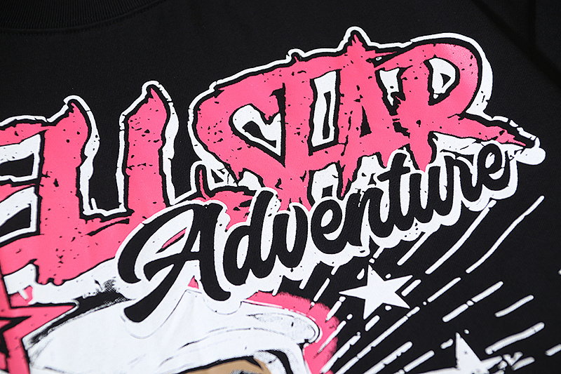 Hellstar American Streetwear High Street Cotton Loose Fit Short Sleeve T-Shirt Style 9