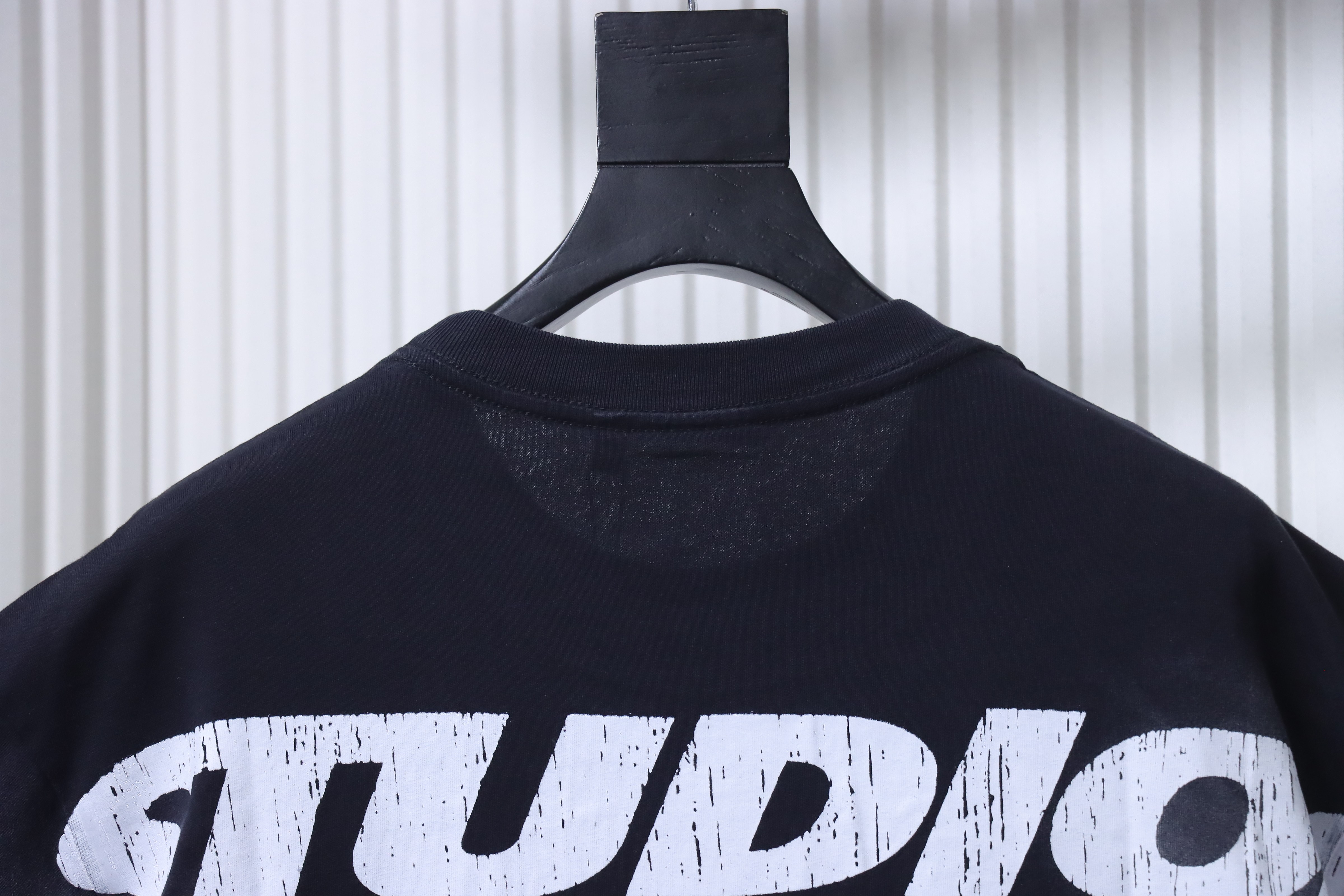 Hellstar Cracked Letter Print Short Sleeve T-Shirt