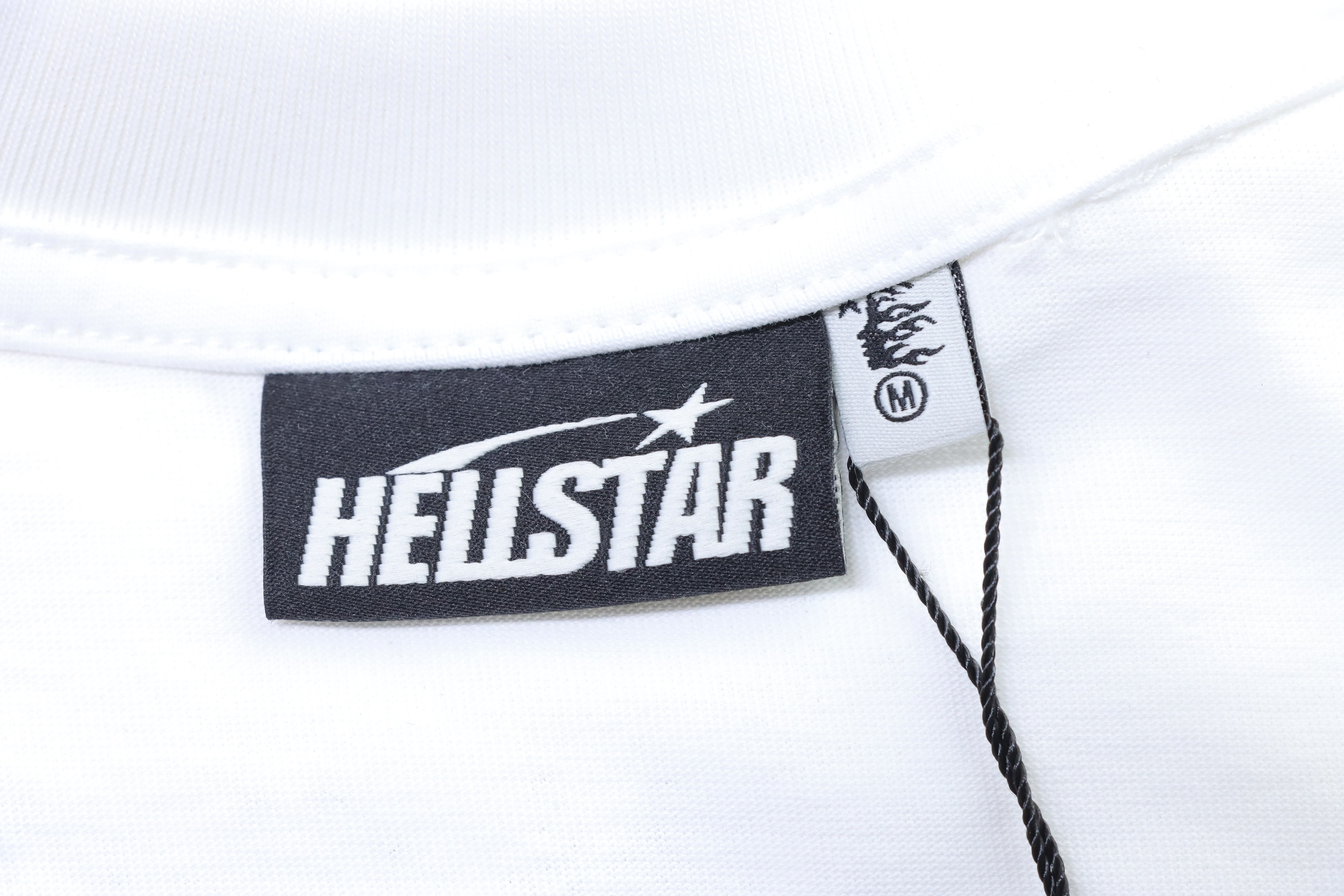 Hellstar Health Style Flame Face Short Sleeve T-Shirt