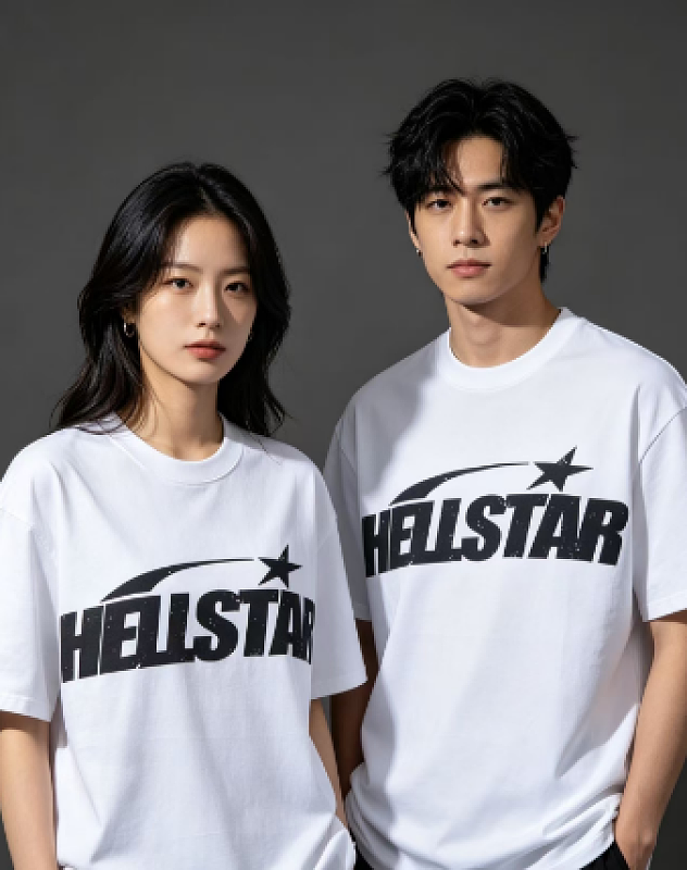 Hellstar Health Style Letter Short Sleeve T-Shirt