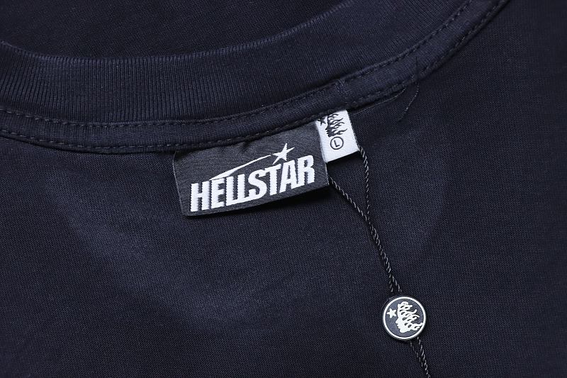 Hellstar Health Style Rhinestone Letter Short Sleeve T-Shirt
