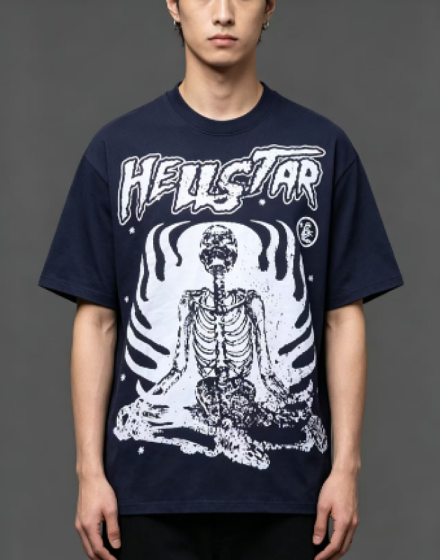 Hellstar Health Style Skull Character Short Sleeve T-Shirt