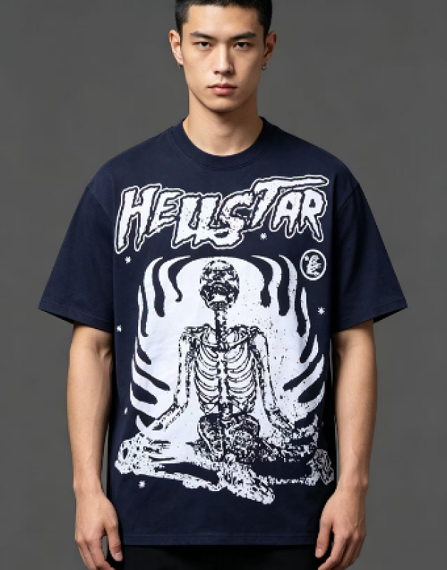 Hellstar Health Style Skull Character Short Sleeve T-Shirt