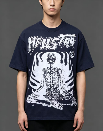 Hellstar Health Style Skull Character Short Sleeve T-Shirt