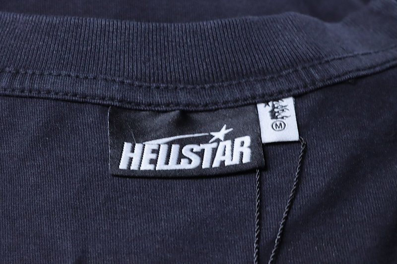 Hellstar Letter Portrait Print Short Sleeve T-Shirt
