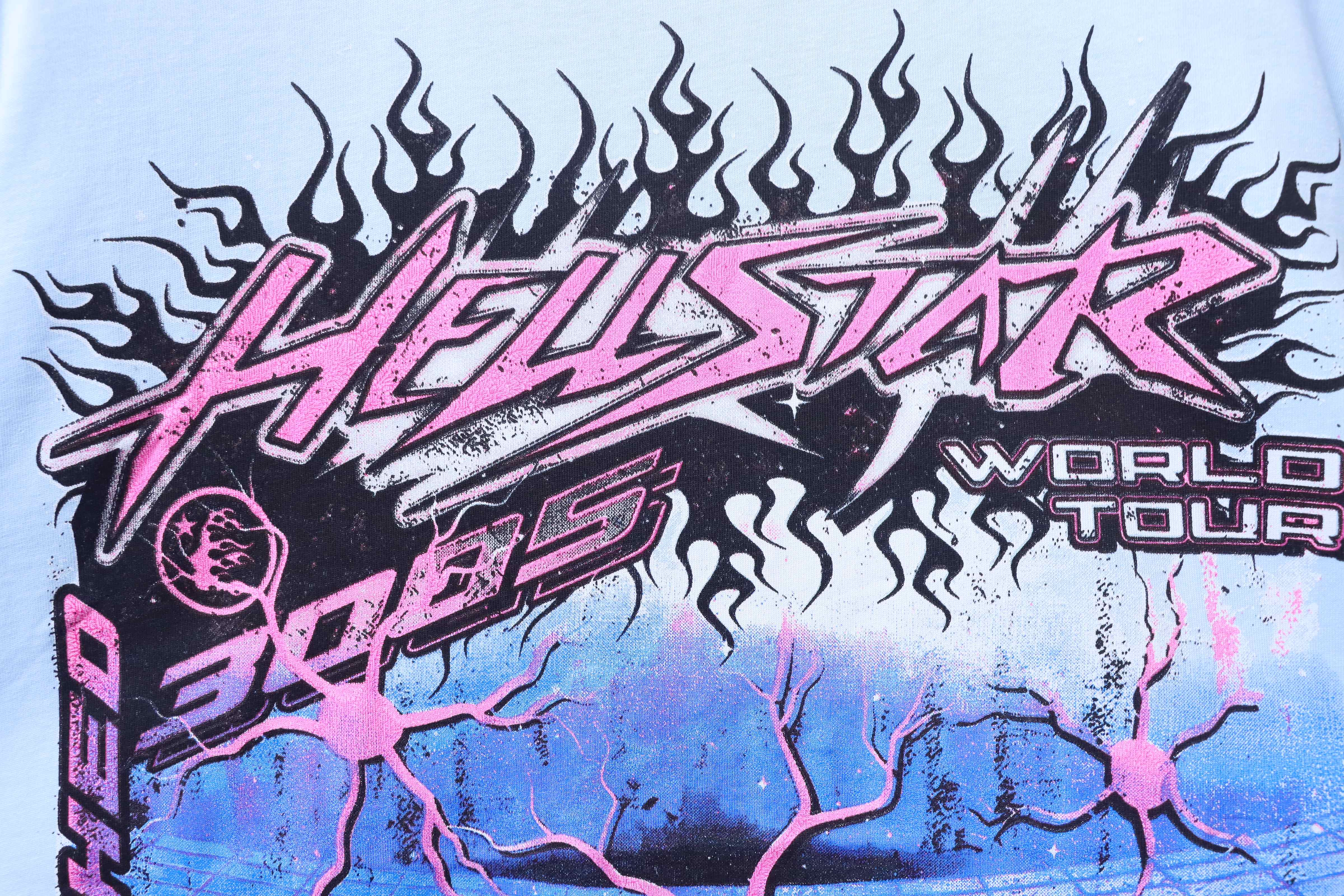 Hellstar Neural Cell Graffiti Short Sleeve T-Shirt