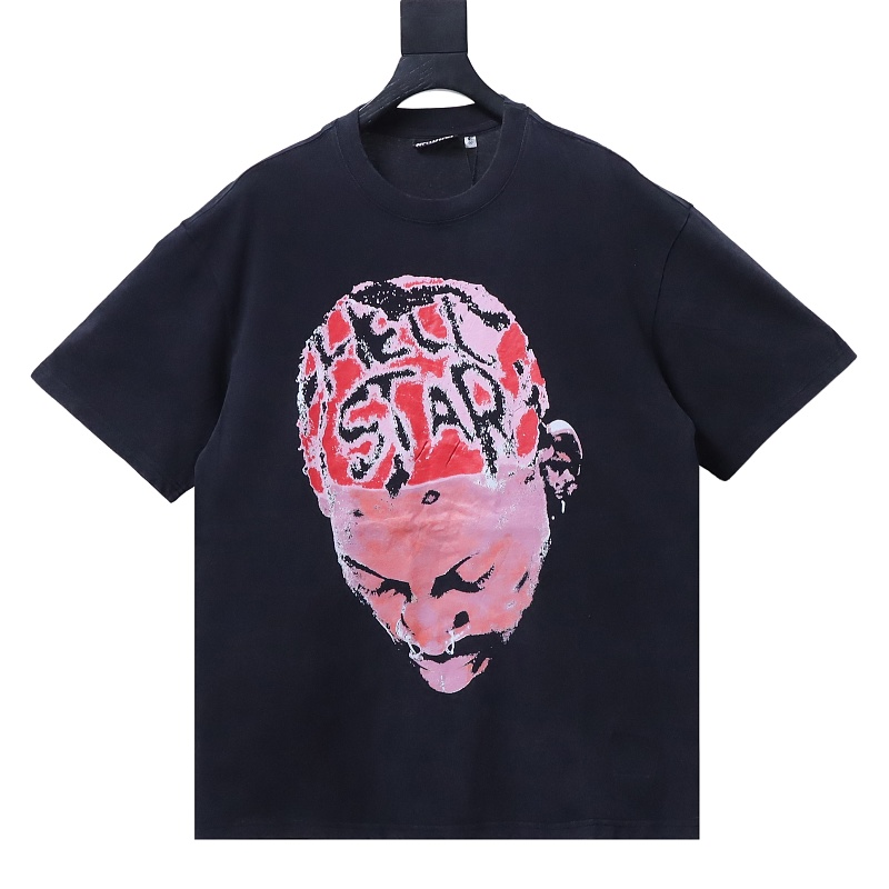 Hellstar Portrait Print Short Sleeve T-Shirt
