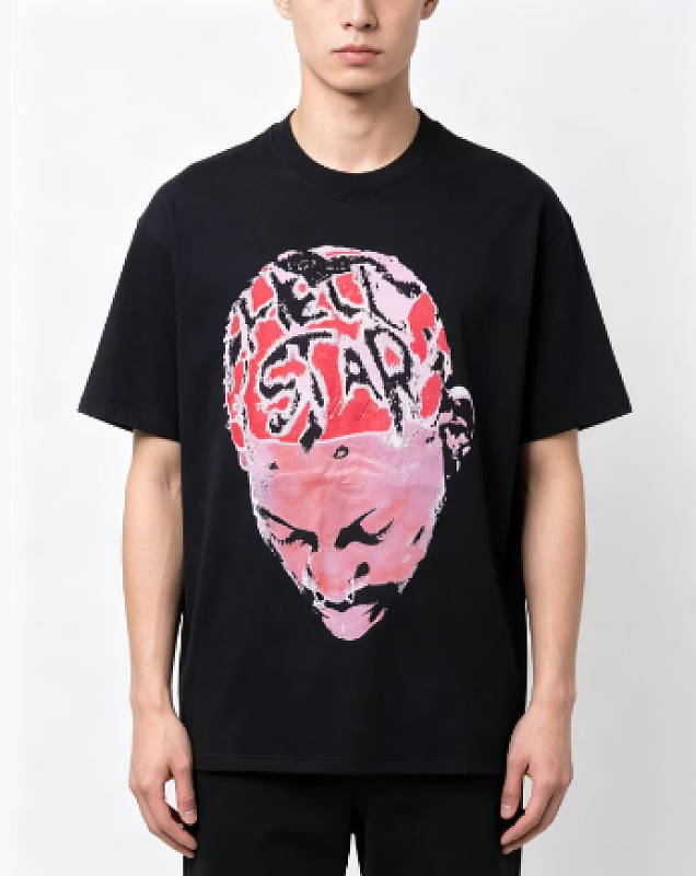 Hellstar Portrait Print Short Sleeve T-Shirt