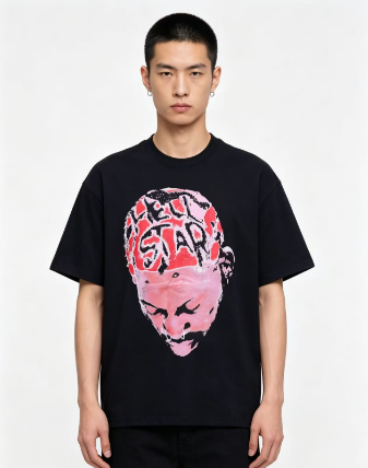 Hellstar Portrait Print Short Sleeve T-Shirt