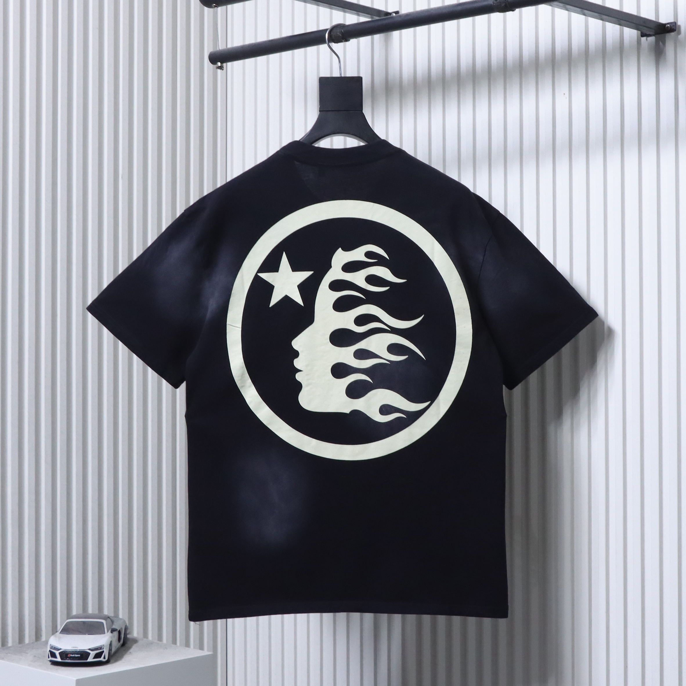 Hellstar Star Dot Letter Short Sleeve T-Shirt