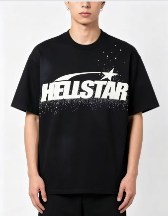 Hellstar Star Dot Letter Short Sleeve T-Shirt