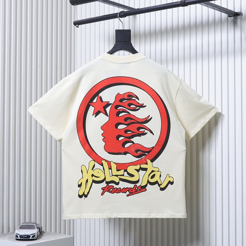 Hellstar Style Broken Smiley Short Sleeve T-Shirt Style 1