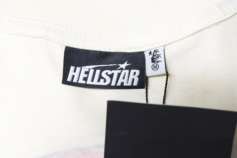Hellstar Style Broken Smiley Short Sleeve T-Shirt Style 1