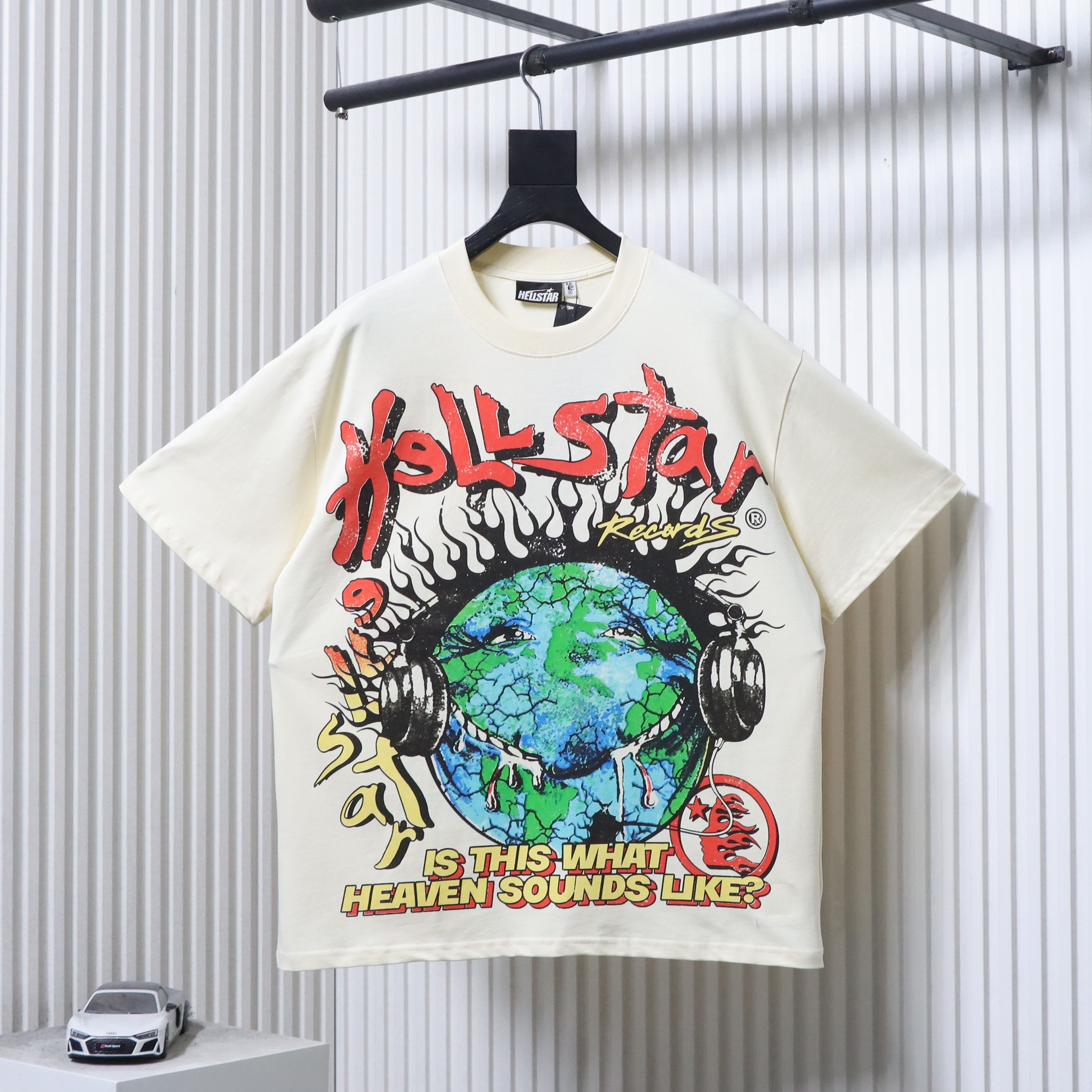 Hellstar Style Broken Smiley Short Sleeve T-Shirt Style 1