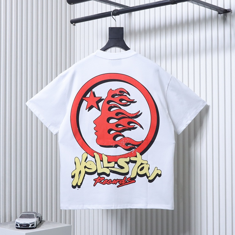 Hellstar Style Broken Smiley Short Sleeve T-Shirt Style 2