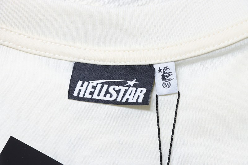 Hellstar Style Flame Face Short Sleeve T-Shirt
