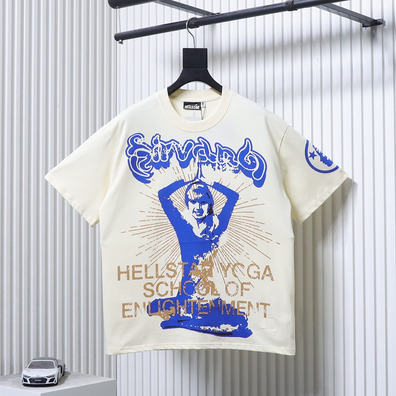 Hellstar Style Yoga Woman Short Sleeve T-Shirt Style 1