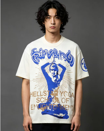 Hellstar Style Yoga Woman Short Sleeve T-Shirt Style 1