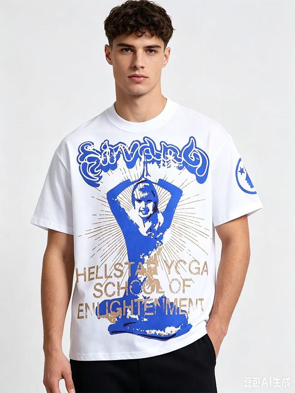Hellstar Style Yoga Woman Short Sleeve T-Shirt Style 2